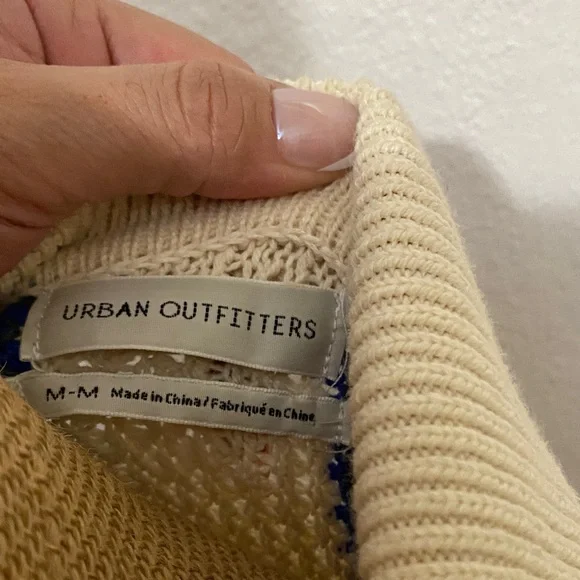 Urban Outfitters Pink and Cream Striped Sweater - Picture 2 of 3